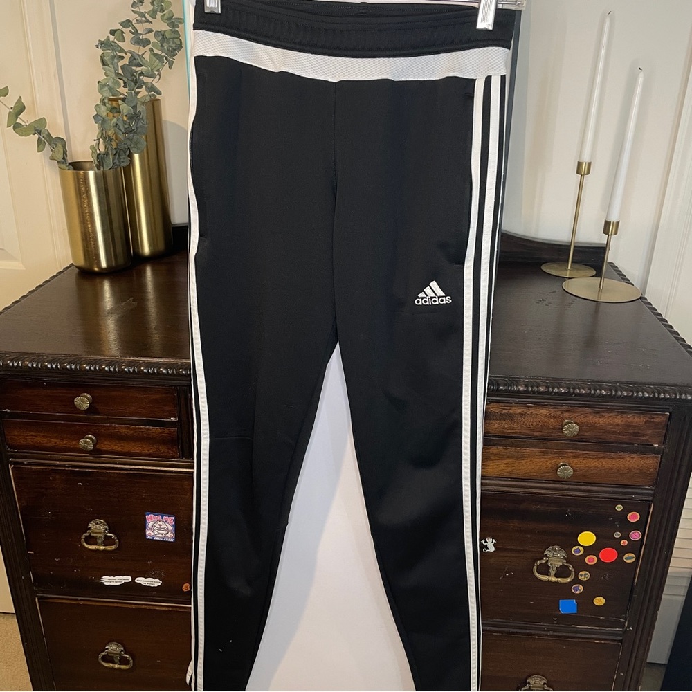 XS Adidas Tiro pants with embroidered logo.